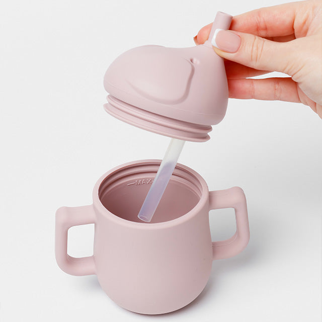 ELEFANT Babygeschirr 9er Set – aus Silikon mit Saugnapf