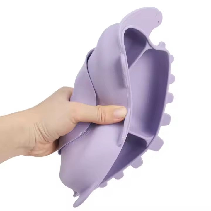 DINO Babygeschirr 9er Set – aus Silikon mit Saugnapf