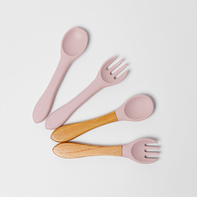 DINO Babygeschirr 9er Set – aus Silikon mit Saugnapf
