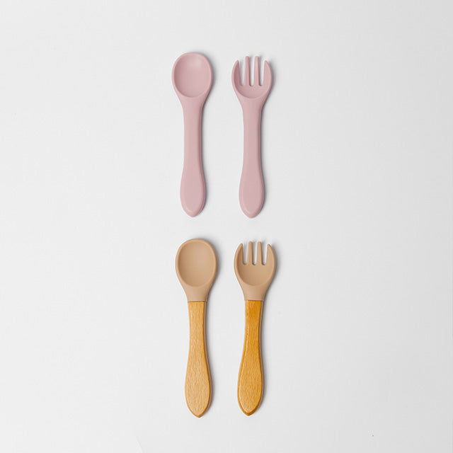 EICHHÖRNCHEN Babygeschirr 9er Set – aus Silikon mit Saugnapf