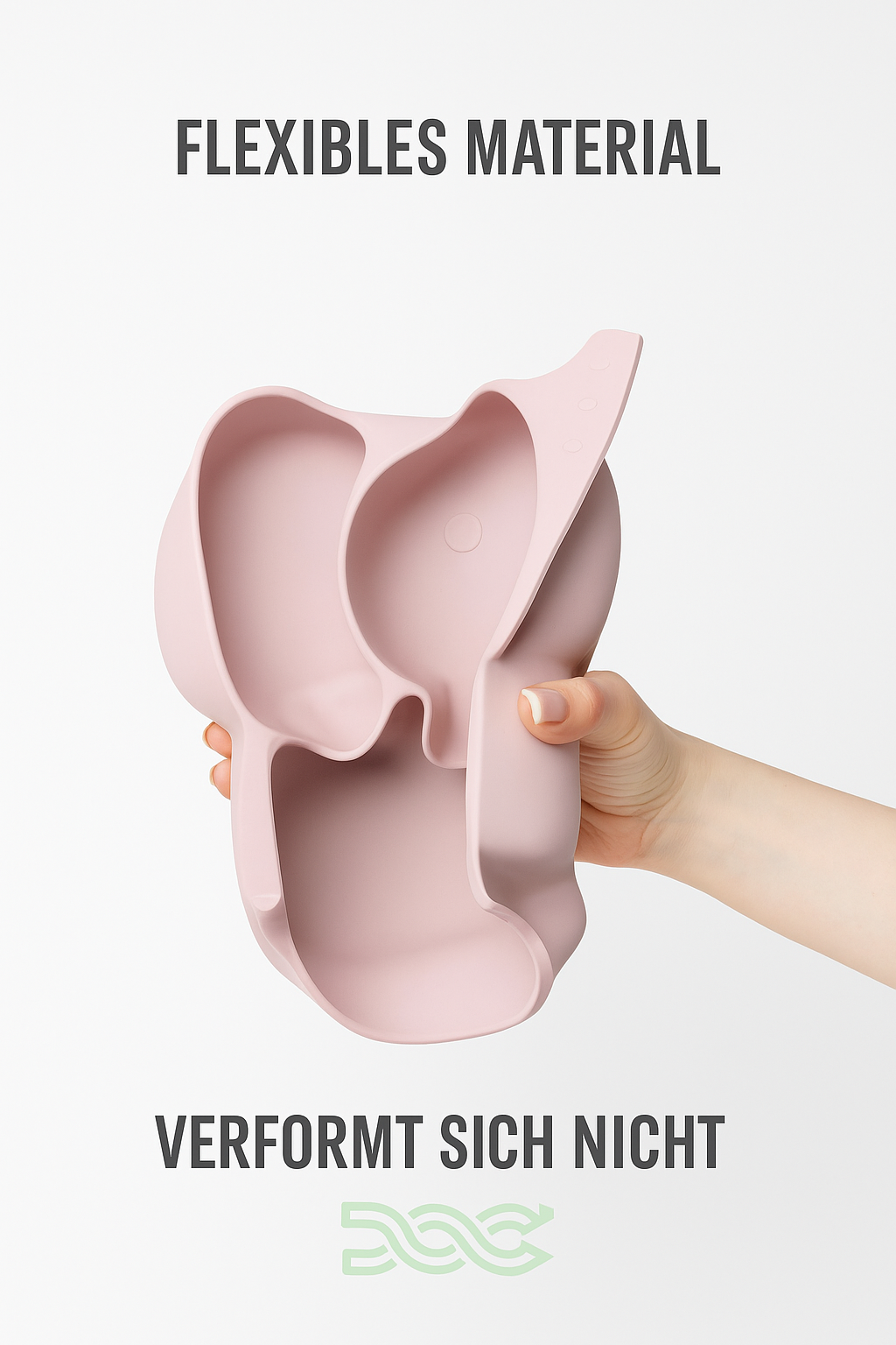 ELEFANT Babygeschirr 9er Set – aus Silikon mit Saugnapf