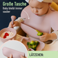 ELEFANT Babygeschirr 9er Set – aus Silikon mit Saugnapf