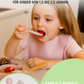 HASE Babygeschirr 9er Set – aus Silikon mit Saugnapf