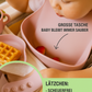 HASE Babygeschirr 9er Set – aus Silikon mit Saugnapf