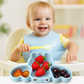 HUMMER Babygeschirr 9er Set – aus Silikon mit Saugnapf