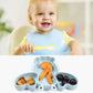 HUMMER Babygeschirr 9er Set – aus Silikon mit Saugnapf