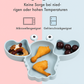 HUMMER Babygeschirr 9er Set – aus Silikon mit Saugnapf