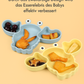 HUMMER Babygeschirr 9er Set – aus Silikon mit Saugnapf