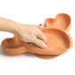 KRABBE Babygeschirr 9er Set – aus Silikon mit Saugnapf