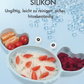 KRABBE Babygeschirr 9er Set – aus Silikon mit Saugnapf
