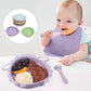 SCHAF Babygeschirr 9er Set – aus Silikon mit Saugnapf