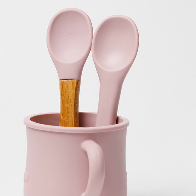 SCHAF Babygeschirr 9er Set – aus Silikon mit Saugnapf